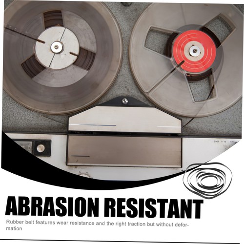 50Pcs Ceintures De Flûte À Bec Courroies En Caoutchouc Pour Cassettes - Photo 3/9
