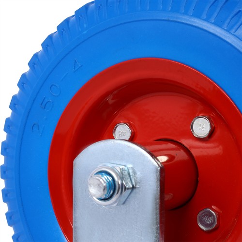 2pcs 8" Pneumatic Tire Rigid Fixed Caster Wheel Swivel Plate 300lb Capacity - Picture 7 of 14