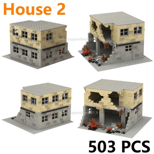 MOC Military City Street View Training Room Archery Range Weapon Rack Model Set - Picture 21 of 32