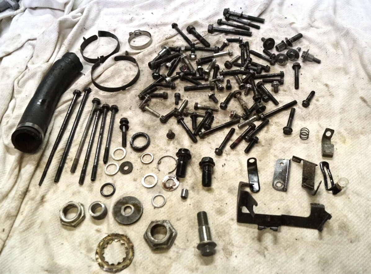 パーツ Veliza 91 Kawasaki Ninja ZX11 C Clamp Spring Bolt Washer Nut Bracket