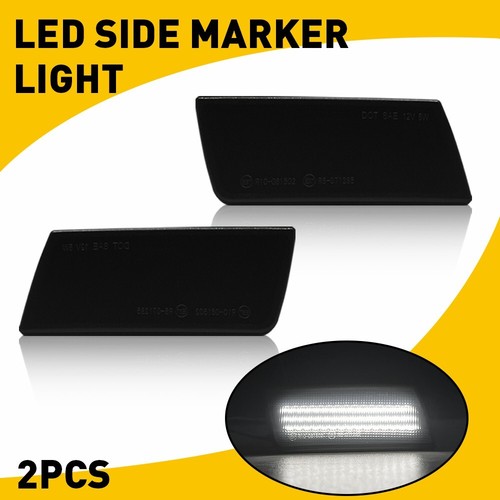 SMOKED LENS LED FRONT SIDE MARKER LAMPS LIGHTS for 2005-2010 CHRYSLER 300 300C - Picture 20 of 24
