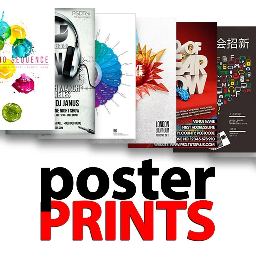 Online poster printing deals