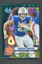 Jarquez Hunter 2024 Bowman Chrome University Teal Lava Refractor Auburn #93