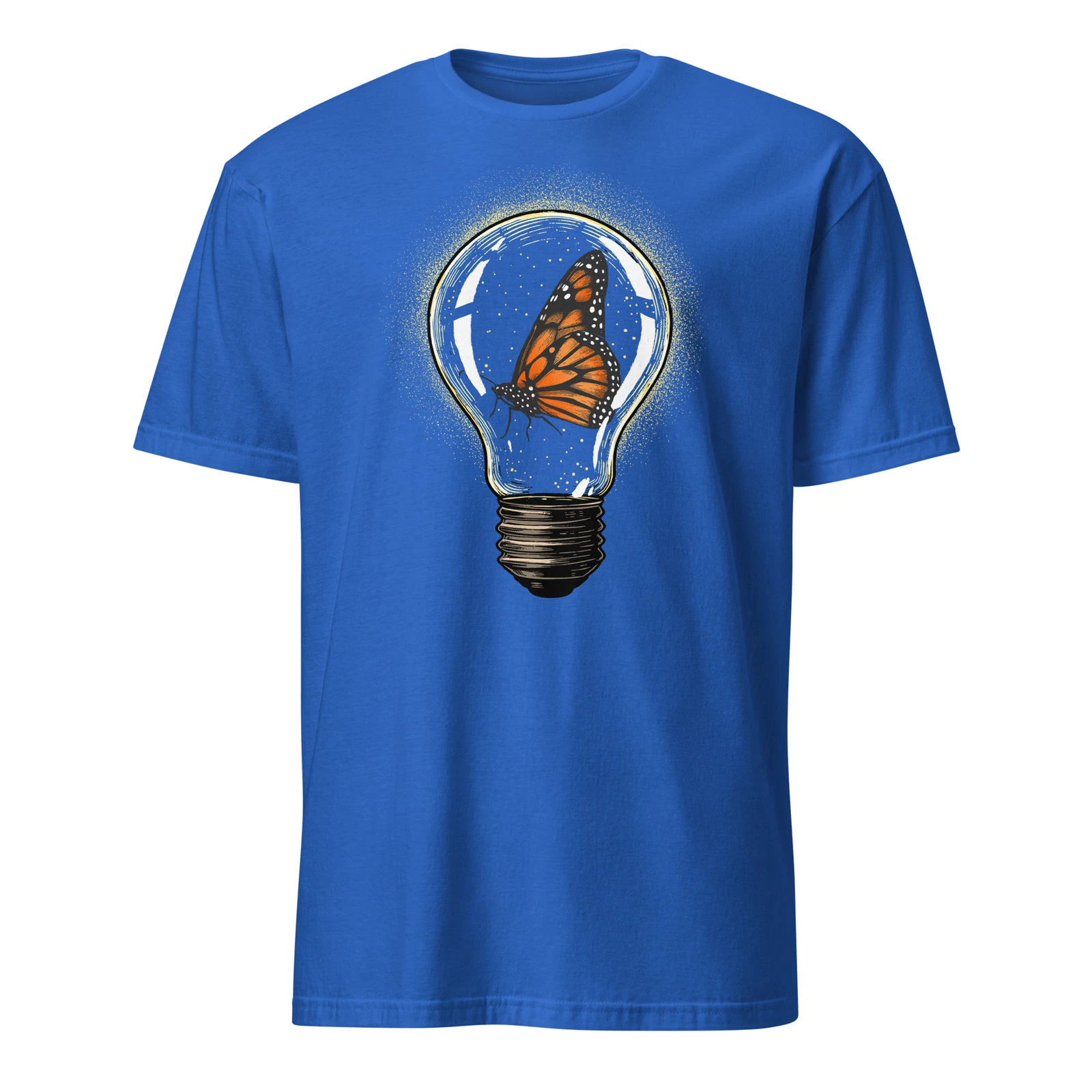 Trapped Butterfly Shirt Monarch Butterfly Lightbulb T-Shirt Size S-3XL Gift Tee
Opens in a new windo