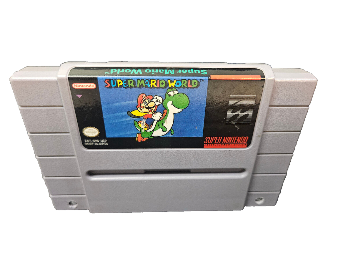 Super Mario World Nintendo SNES 1991 Authentic Video Game | eBay