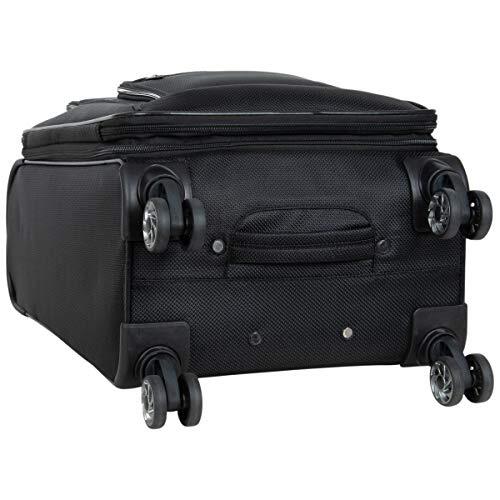 Rugged Roamer Lightweight Softside Expandable 8Wheel Spinner Luggage