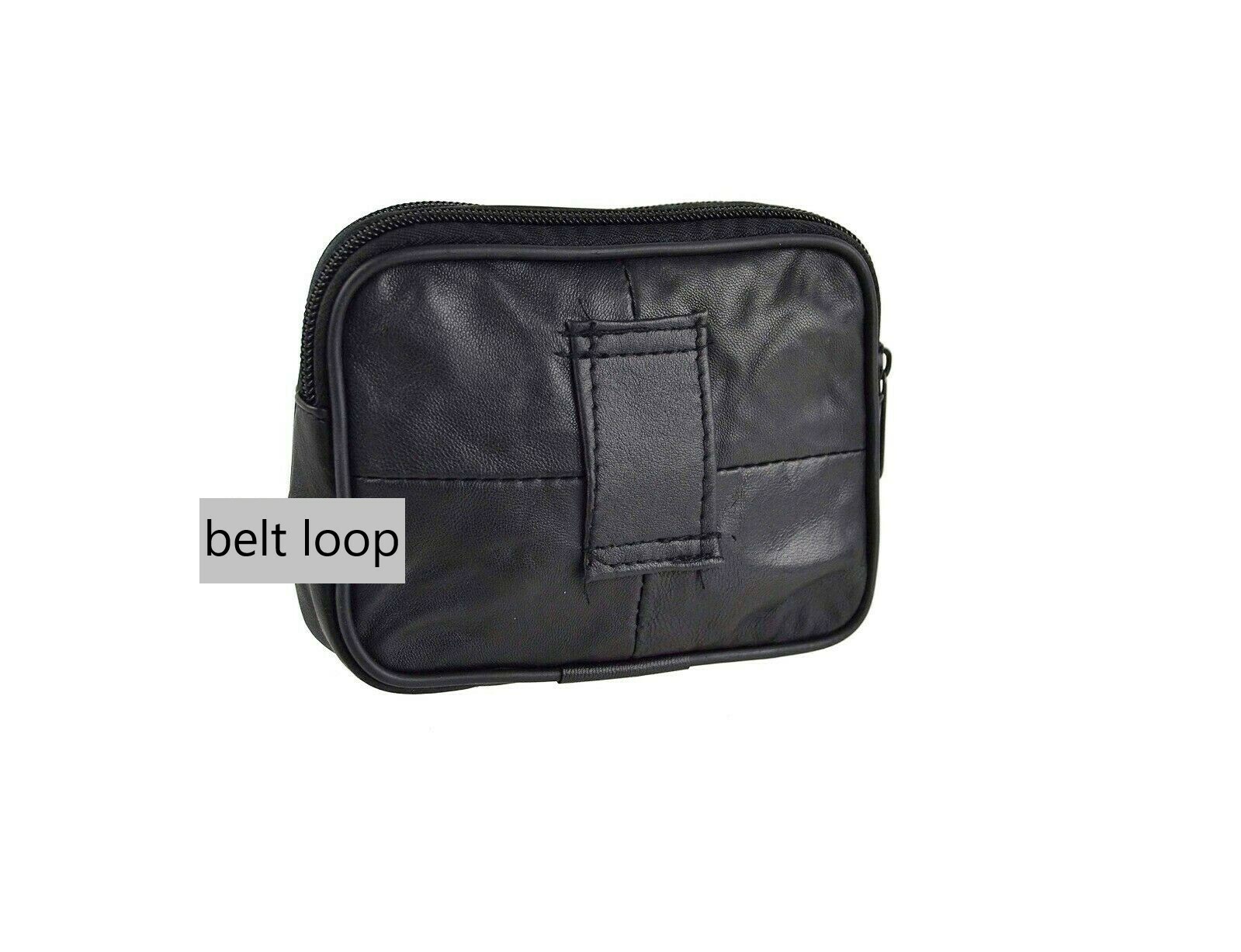 Image 6 - Leather Camera Cigarette Taxi Purse Belt Loop Travel Pouch Wallet 