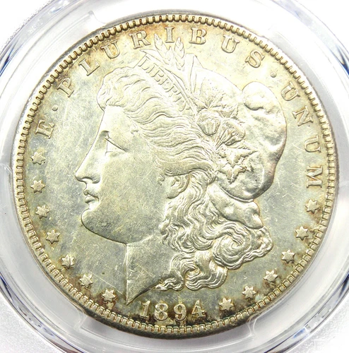 1894-S Morgan Silver Dollar $1 Coin - Certified PCGS AU50 - Rare Date!