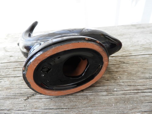 Vtg Blue Mountain Art Pottery Redware Whale Figurine H 7.25" - Picture 6 of 9