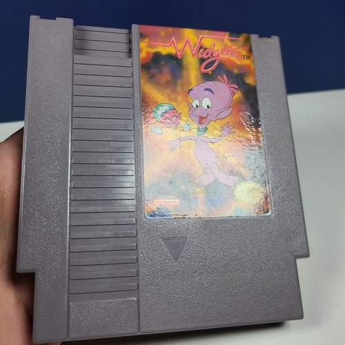 Widget (Nintendo Entertainment System NES 1992) Authentic Cart & Sleeve  - Picture 2 of 8