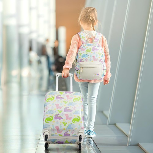Kid’s Luggage Set 5 Piece Suitcase Set 16’’ Carry on Hardside Spinner Toddler - Picture 6 of 6