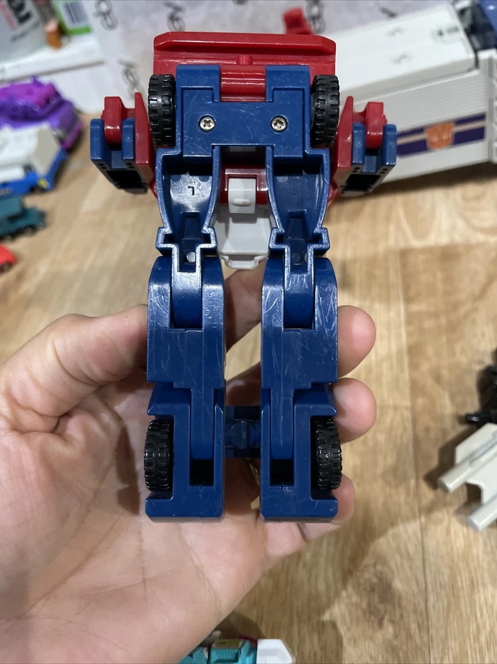 Vintage Optimus Prime Transformers 1987 Powermasters G1 Hasbro Truck - Imagem 3 de 4