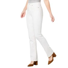 DG2 by Diane Gilman Soft and Sleek Denim Baby Bootcut Jean Size 8 Minimalist NEW