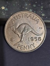 Australian 1958 PENNY UNC