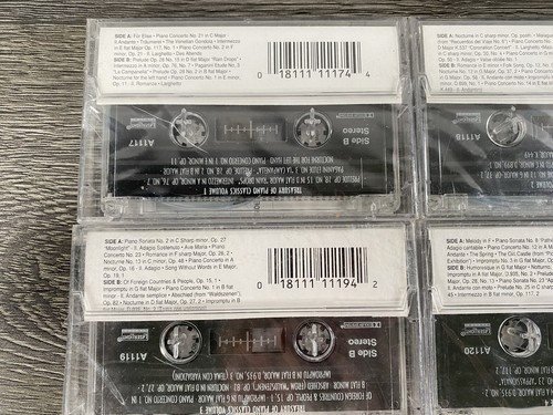 Piano Classics Treasury ALLE 5 Bänder brandneu A1117-A1121 Laserlicht limitiert - Bild 6 von 9