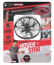 The Original Hover Star 360 Motion Controlled UFO Black