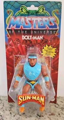 MATTEL Masters of the Universe  Origins BOLT-MAN ACTION FIGURE -Retro Play - NIp