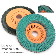 2-10pcs 100mm 4 Inch Flap Wheel Sanding Grinding Disc For Angle Grinder 60Grit