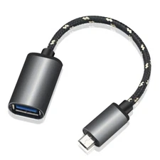 Excellent Micro Male to USB OTG Cable Sync Adapter f Samsung Galaxy S6 Phone USA