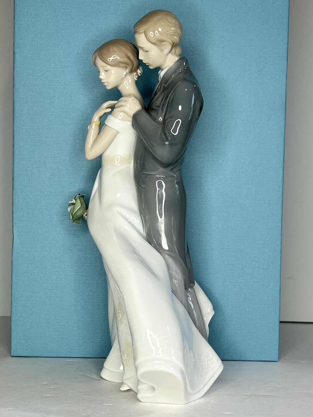 美品リヤドロ LLADRO HAPPY WEDDING 記念日 お祝い 結婚式