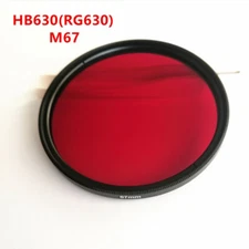 67mm HB630 630nm IR Infrared Long Pass Filter Visible light Absorbing Glass