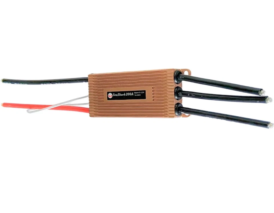 200A 5-12S HV brushless esc for Airplane Aircraft FVT 48V ESC - Image 3 of 4