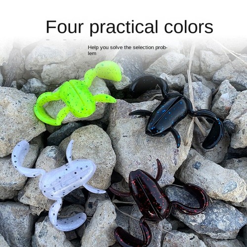 2,5 cm 2,25g Weiche Frosch-Angel köder TPR Angel ausrüstung Produkt Angeln - Bild 11 von 13