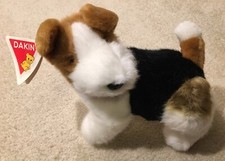 Friskie Wire Haired Terrier Dog Plush Soft Toy Stuffed Animal 1989 Dakin NEW