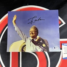 Jimmy Carter POTUS Signed 8x10 Photo AUTO BAS COA