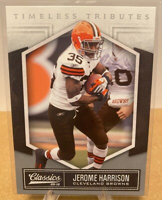 2010 Panini Classics Timeless Tributes Silver  #24 Jerome Harrison  /100