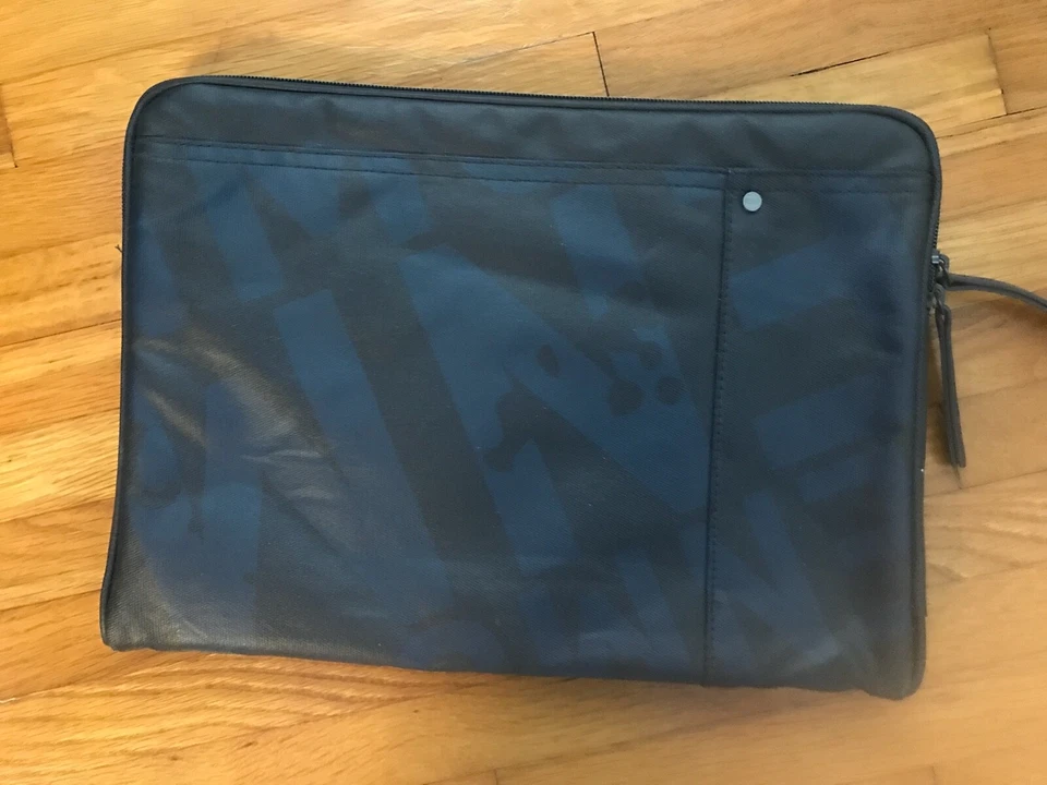 GOLLA GEN-MOB Blue-Gray Coated Canvas 10" x 13" Padded Laptop Soft-Case - Imagem 2 de 3