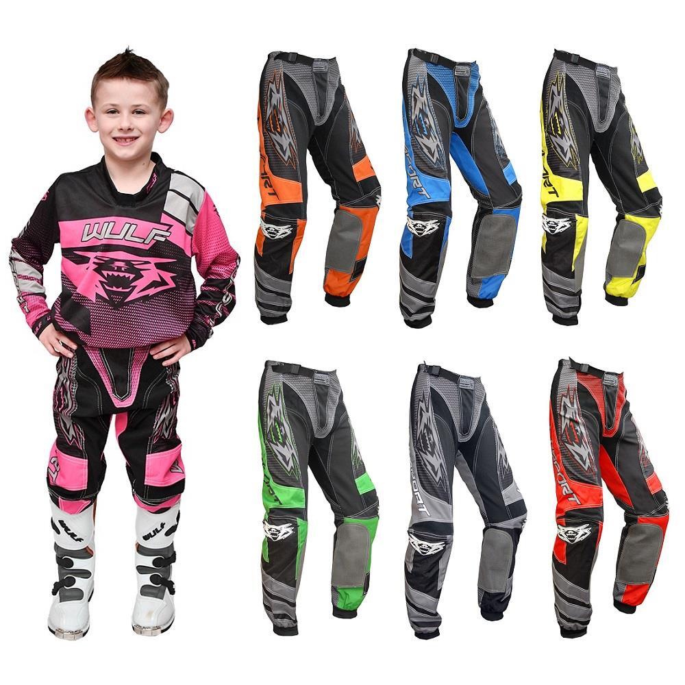 Wulfsport Cub Matrix Motocross Trousers Motorcross MX Off Road Kids ...