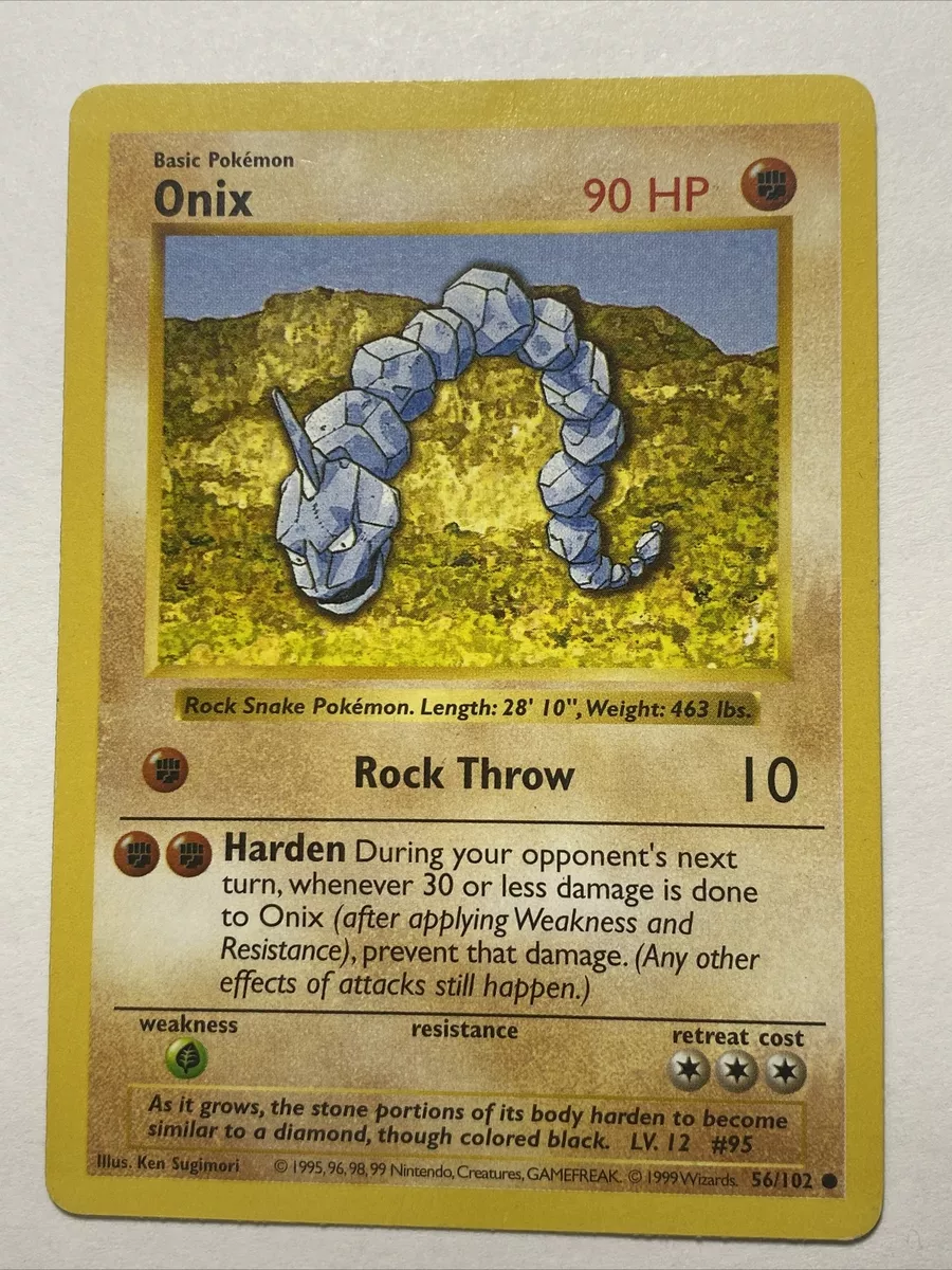 Onix (56/102) [Base Set (Shadowless)] – Pokemon Plug