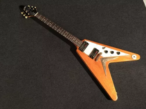 Used Epiphone by Gibson KORINA FV Natural Flying V Electric Guitar 2.82kg W/GB