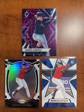 ANDRES GIMENEZ 2021 Panini Chronicles Phoenix Purple Velocity RC (3)