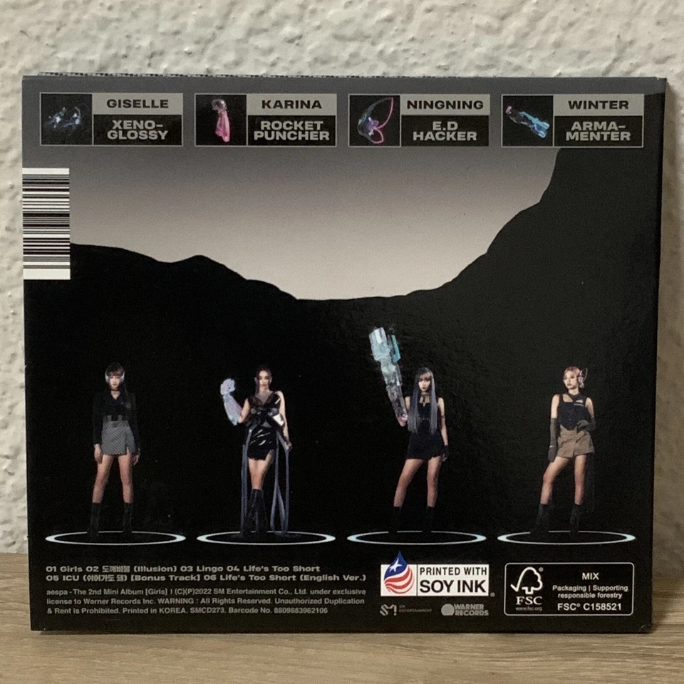 📀 Aespa- GIRLS (The 2nd Mini Album) CD👍 Foto 3 de 3