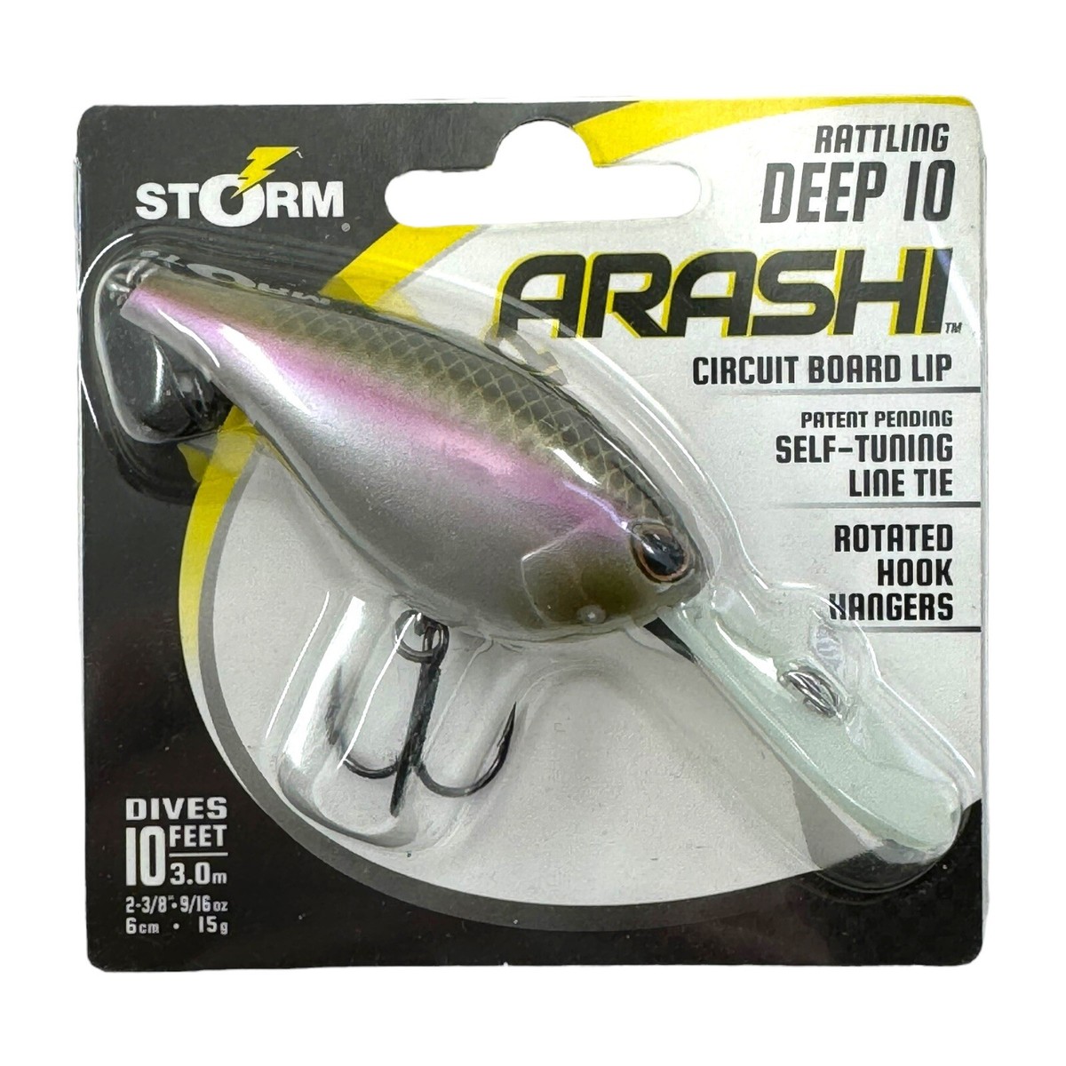 STORM LURES RATTLING DEEP 10 ARASHI Fishing Lure  ADP10686 WAKASAGI