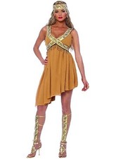 Costume Culture by Franco Ancient Beauty Costume 48263 Brown/Gold Small