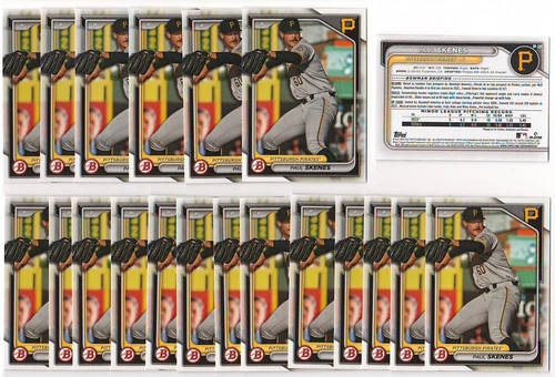 x20 Paul Skenes 2024 Bowman Baseball #125 Rookie Card RC lot Pittsburgh Pirates!