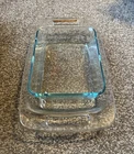 Set 2 Vtg.PYREX 232-N Clear Glass 11 x 7 1.5L 2 Qt Baking Pan. No Lid