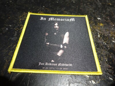 Patch Aufnäher Kutte Battle Jacket Black Death Heavy Thrash Speed Dsbm 77