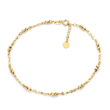 Wellingsale 14k Yellow Gold Bracelet - 7+1"