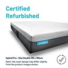 Certified Refurbished Simba Mattress | Hybrid Pro | Size Double 135 x 190cm