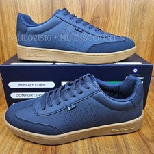 BEN SHERMAN Men's Watts Wool Lace-up Sneaker Shoes  Navy  Various Sizes