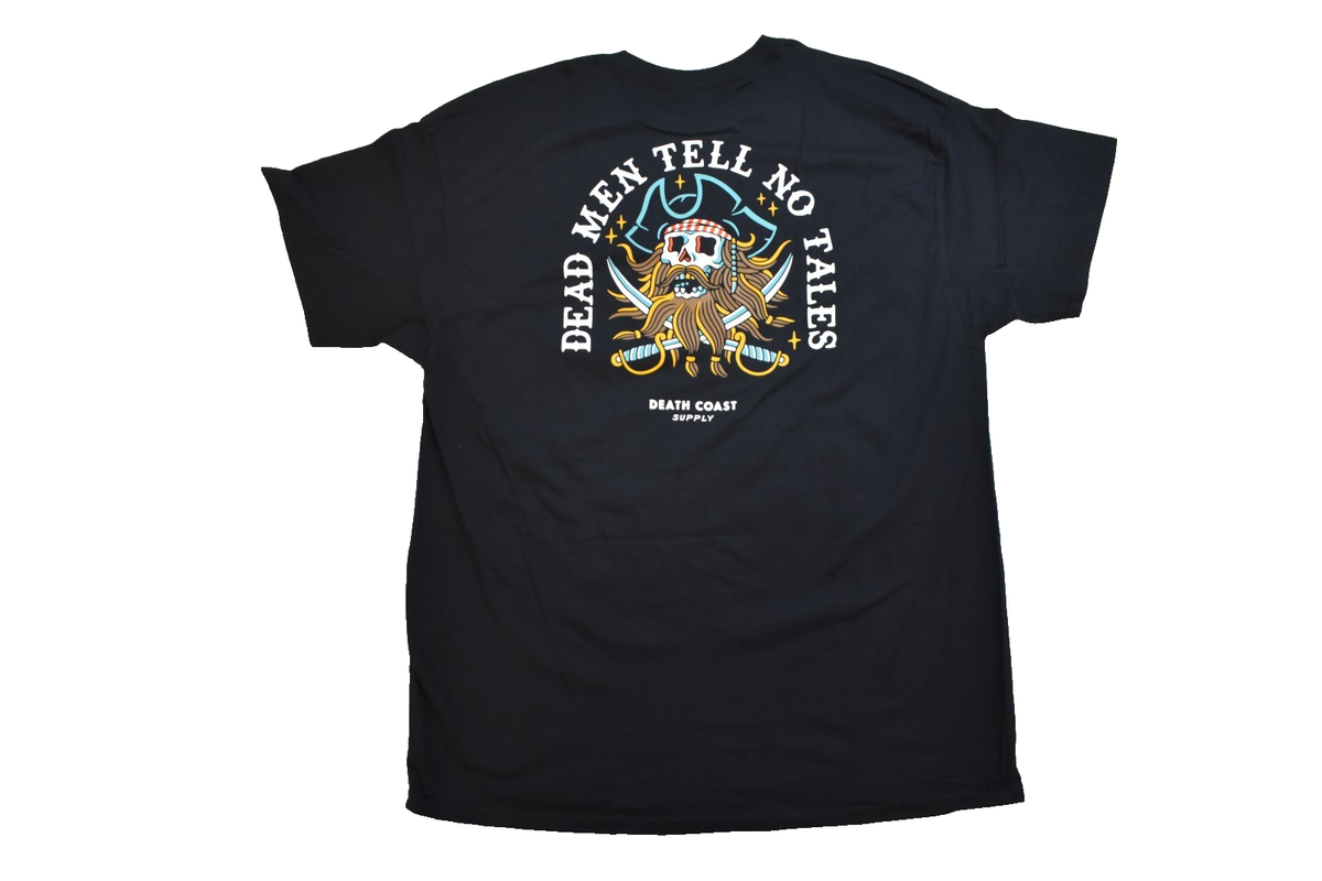 ハリー Death Coast Supply Mens Evil Doers, Dead Men Tell No Tales Shirt