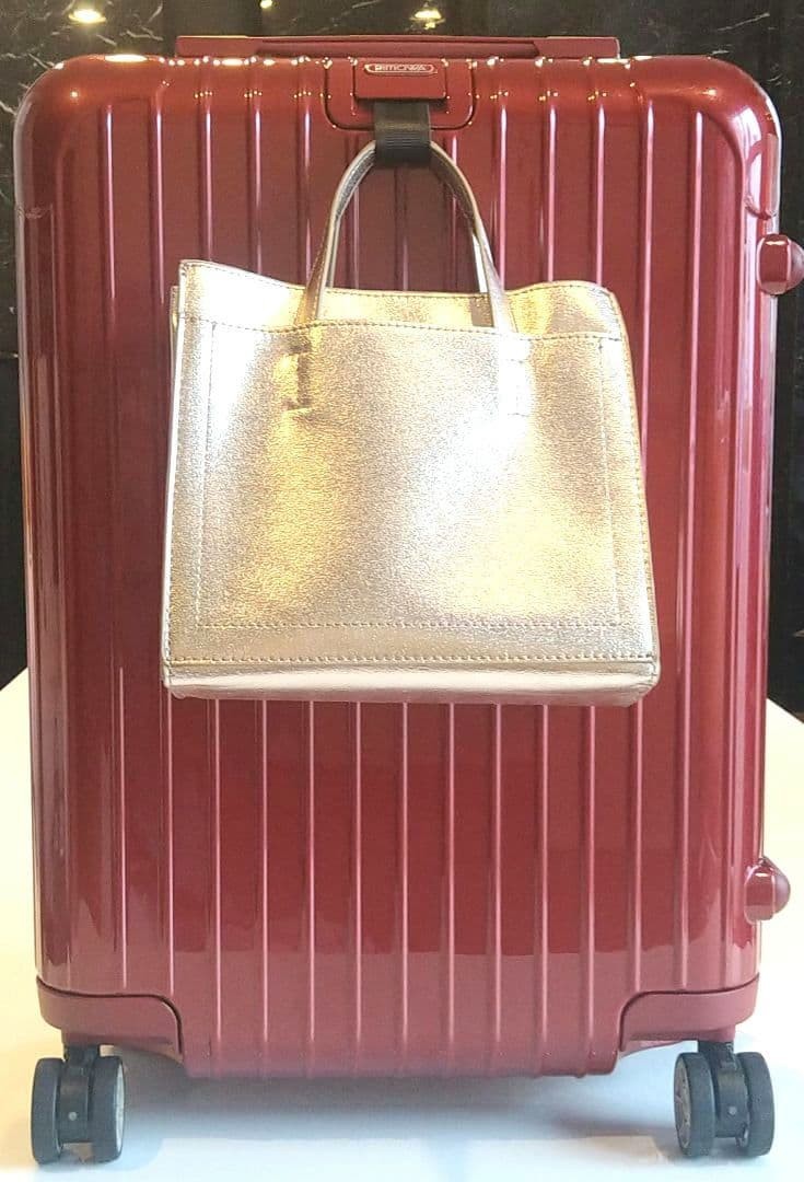 Rimowa Salsa Deluxe Red 4 wheels Carry Case Suitcase USED | eBay