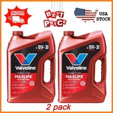 New 2 Pack Valvoline Maxlife High Mileage 10w-30 Synthetic Blend Motor Oil 5 Qt New 2 Pack Valvoline Maxlife High Mileage 10w-30 Synthetic Blend Motor Oil 5 Qt