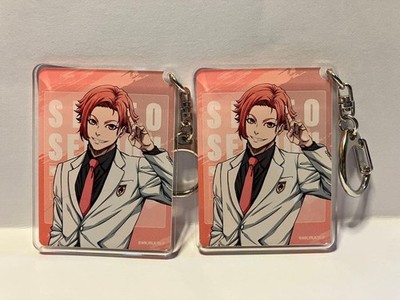 Blue Rock Ego Exhibition Acrylic Keychain Set Akito Sendo Unused 2pcs