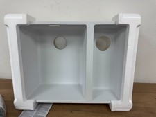Franke Sirius SID160PW 1.5 Bowl Tectonite Undermount White Kitchen Sink 560