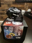 Saquon Barkley Signed Mini Helmet Auto Alternate Black Eagles Fanatics COA